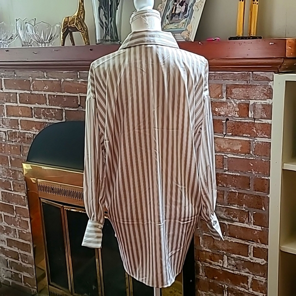 Maison d' Amelie Paris Striped Buttondown blouse - Picture 2 of 10